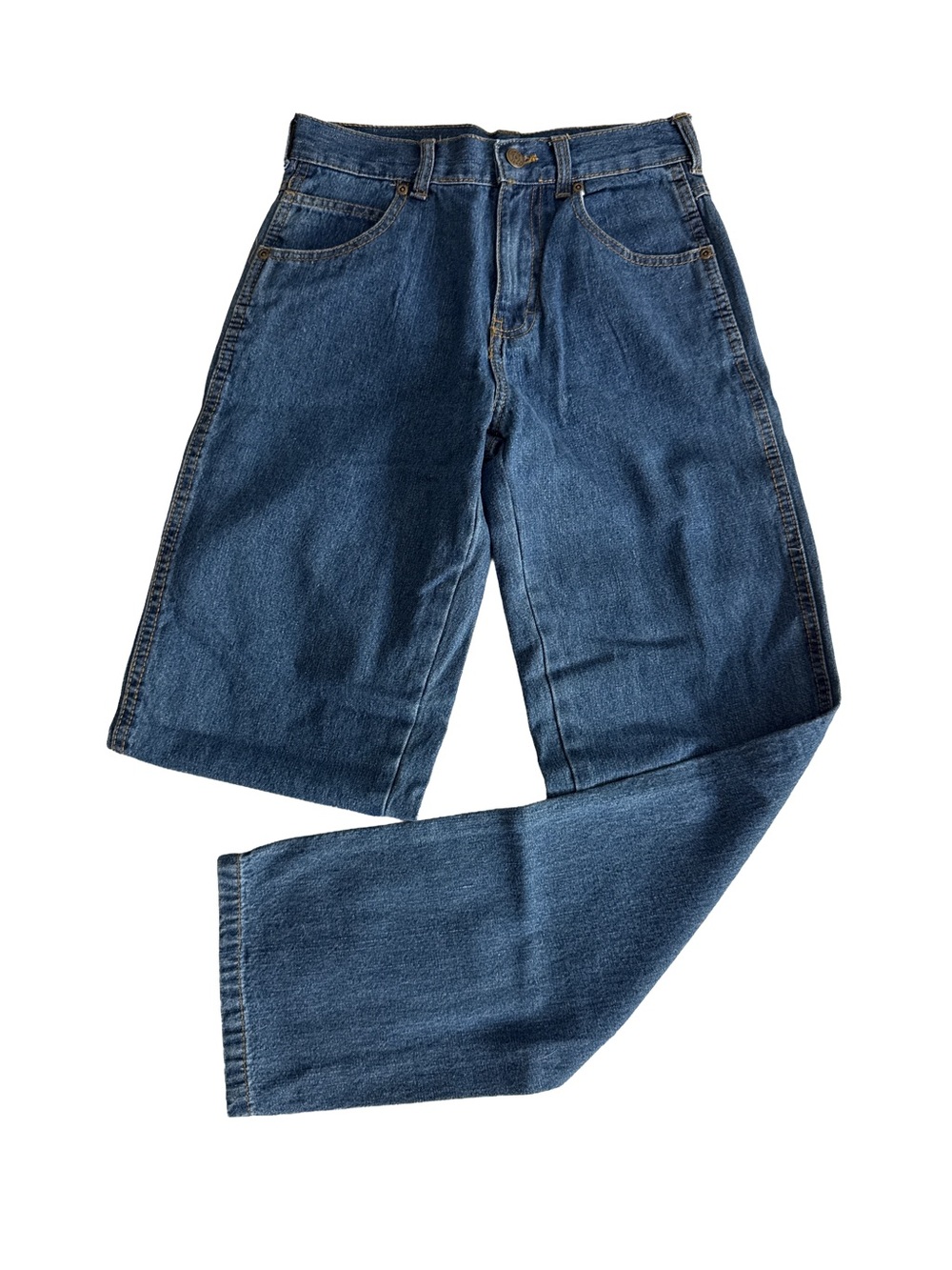 LAKIN MCKEY Boy’s Size 16 Slim Straight Leg Classic Denim Cotton Blue Jeans
